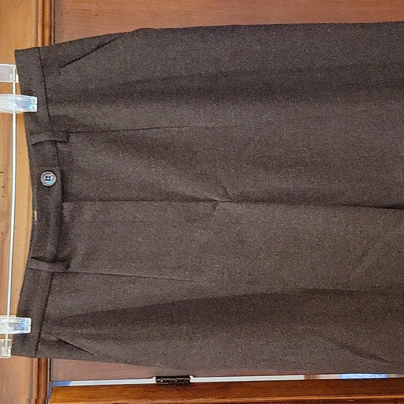 Vintage Giorgio's of Palm Beach Black & Wine Virgin Wool Blend Career Pants - 10 - Picture 2 of 12